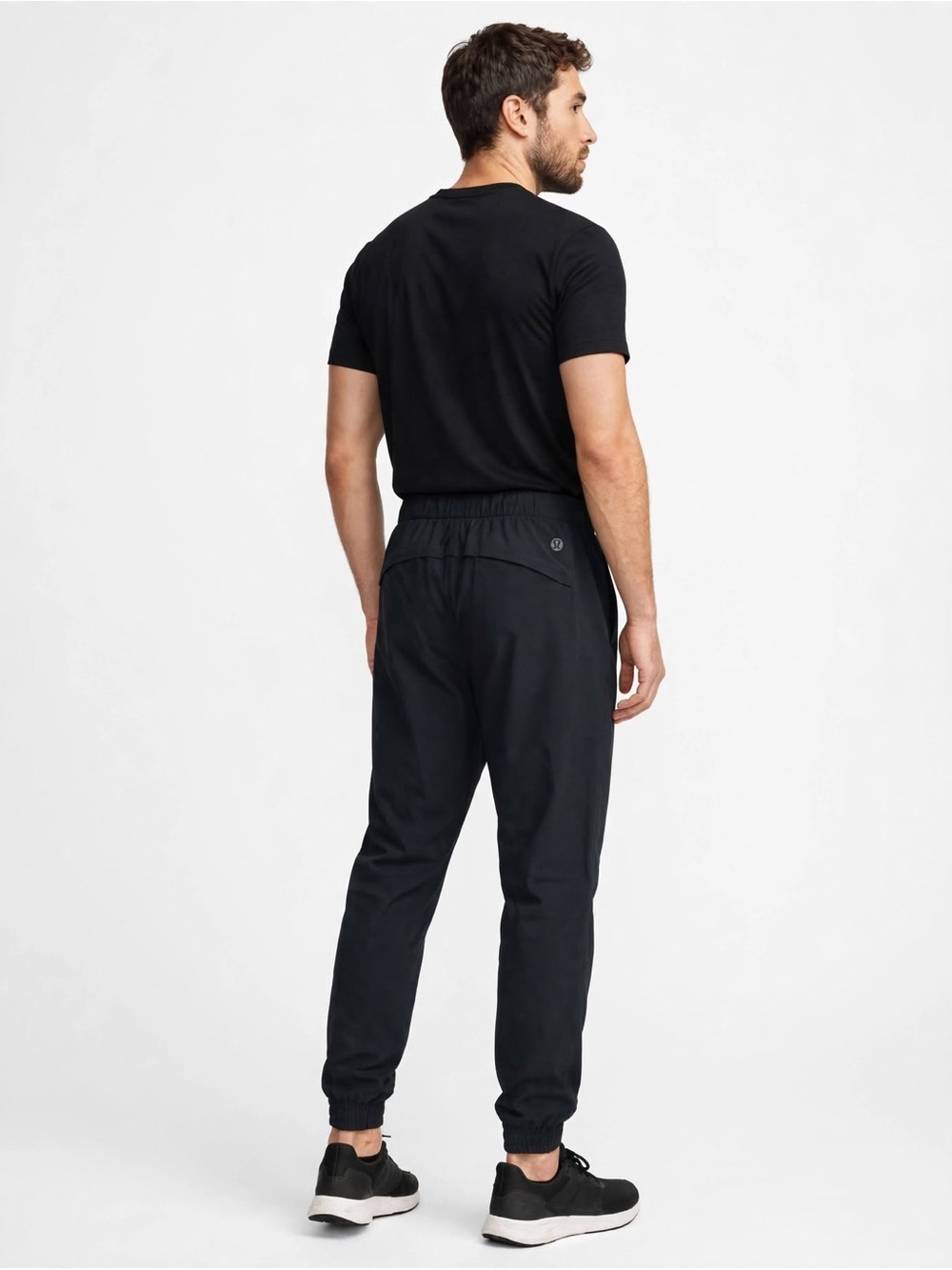 Lululemon Men’s Commission Jogger Pants 31 Black Warpstreme Slimm fit 38L elast